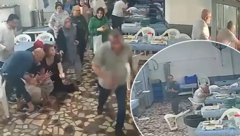 Yemekhanede Deprem Anı: Kimisi Bayıldı, Kimisi Kaçtı, O Yemeğini Bırakmadı!