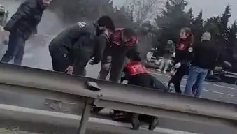TEM Otoyolunda Zincirleme Kaza: Dört Polis de Yaralı