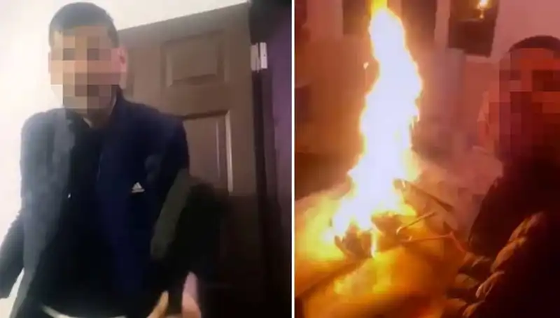 Sosyal Medya Canlı Yayını, Annesiyle Yaşadığı Evi Ateşe Verdi
