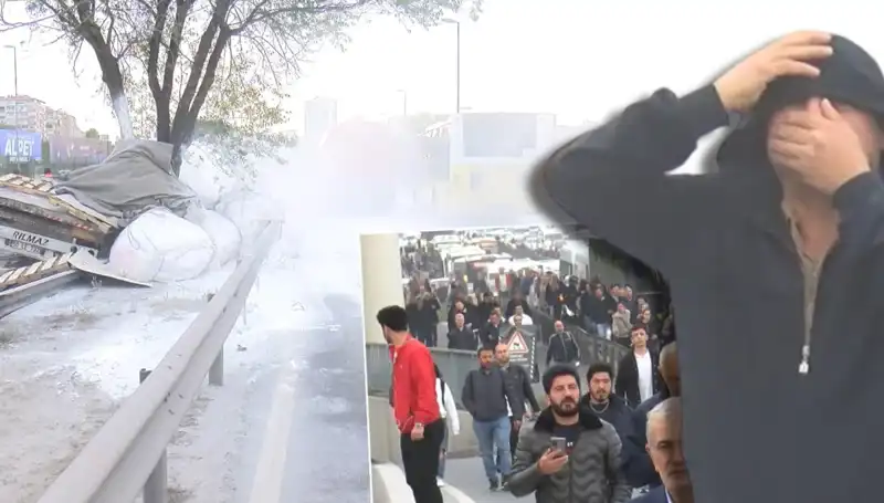D-100'de Alçı Yüklü TIR Kazası, Trafiği Kilitledi: Nefes Kesen Anlar